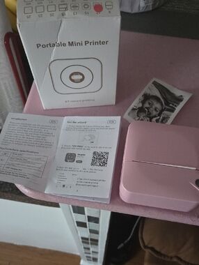 Portable Mini Photo Printer - Pink